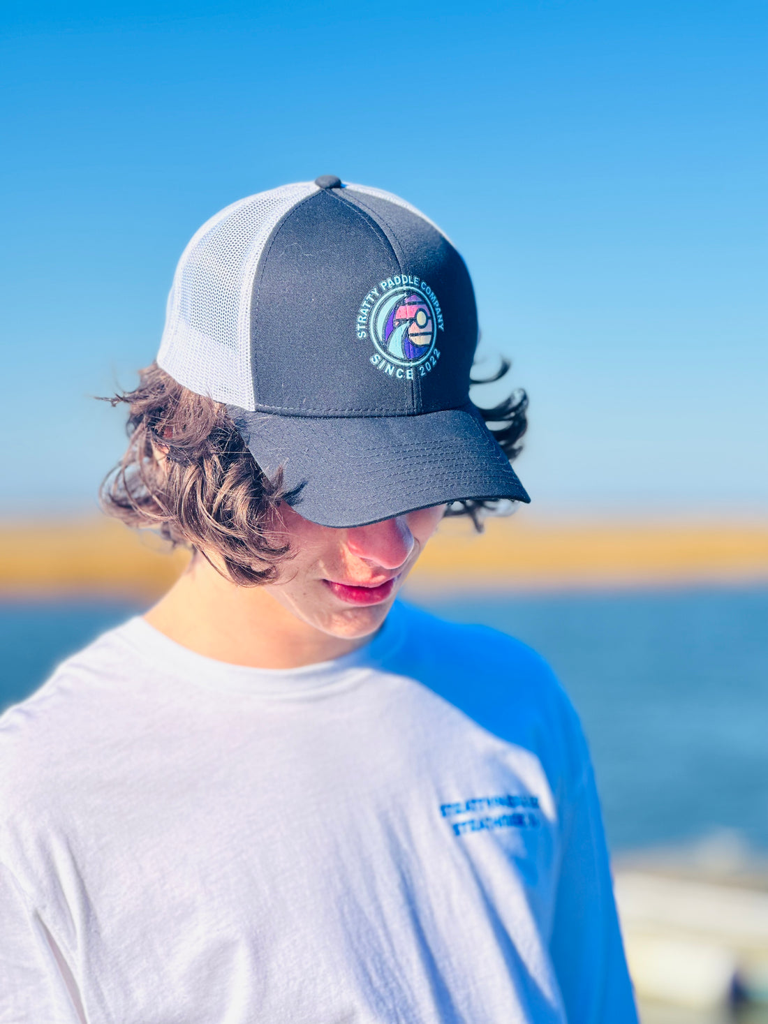 Men's White Long Sleeve T-Shirt