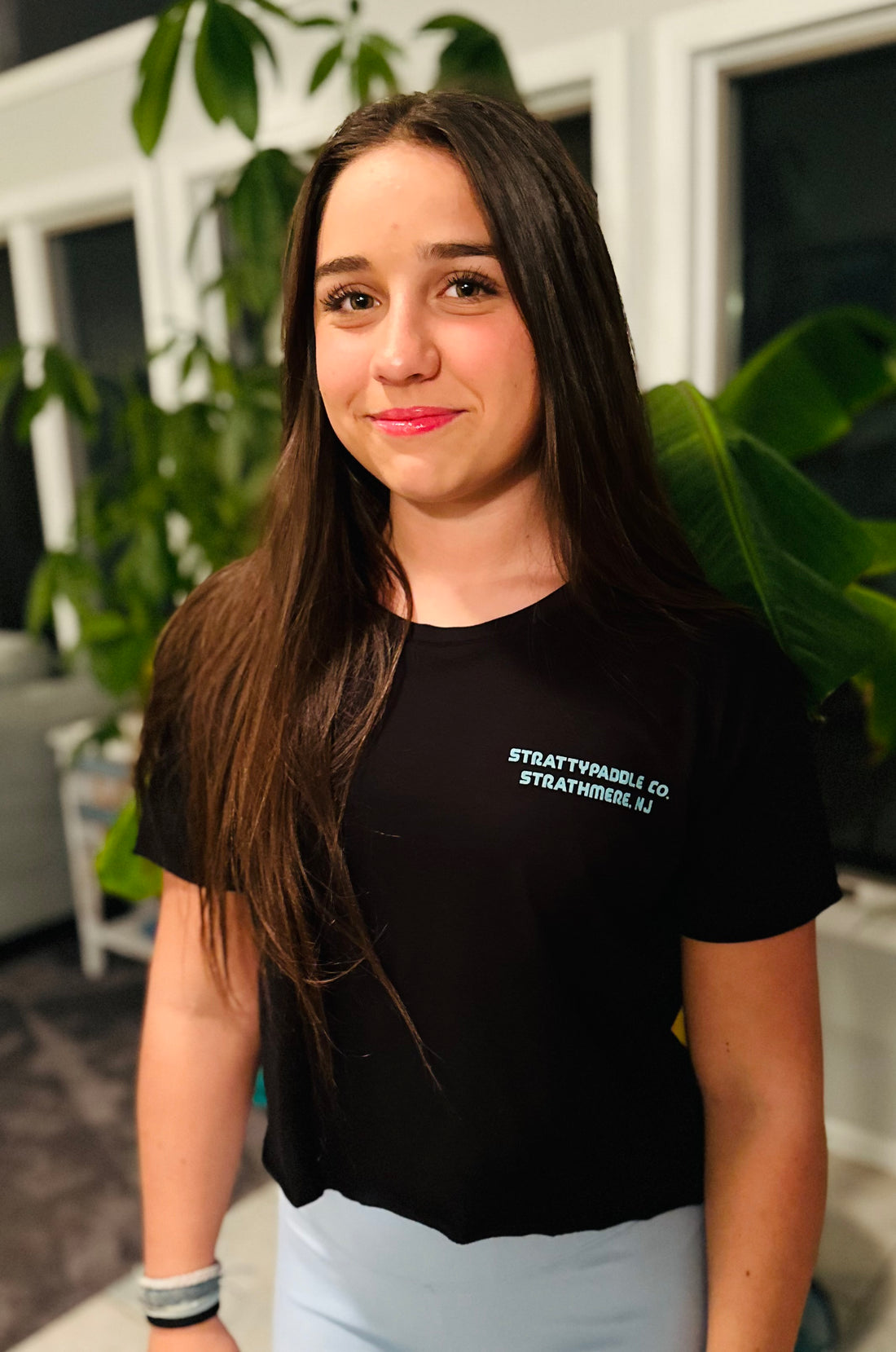 Cropped Black T-Shirt