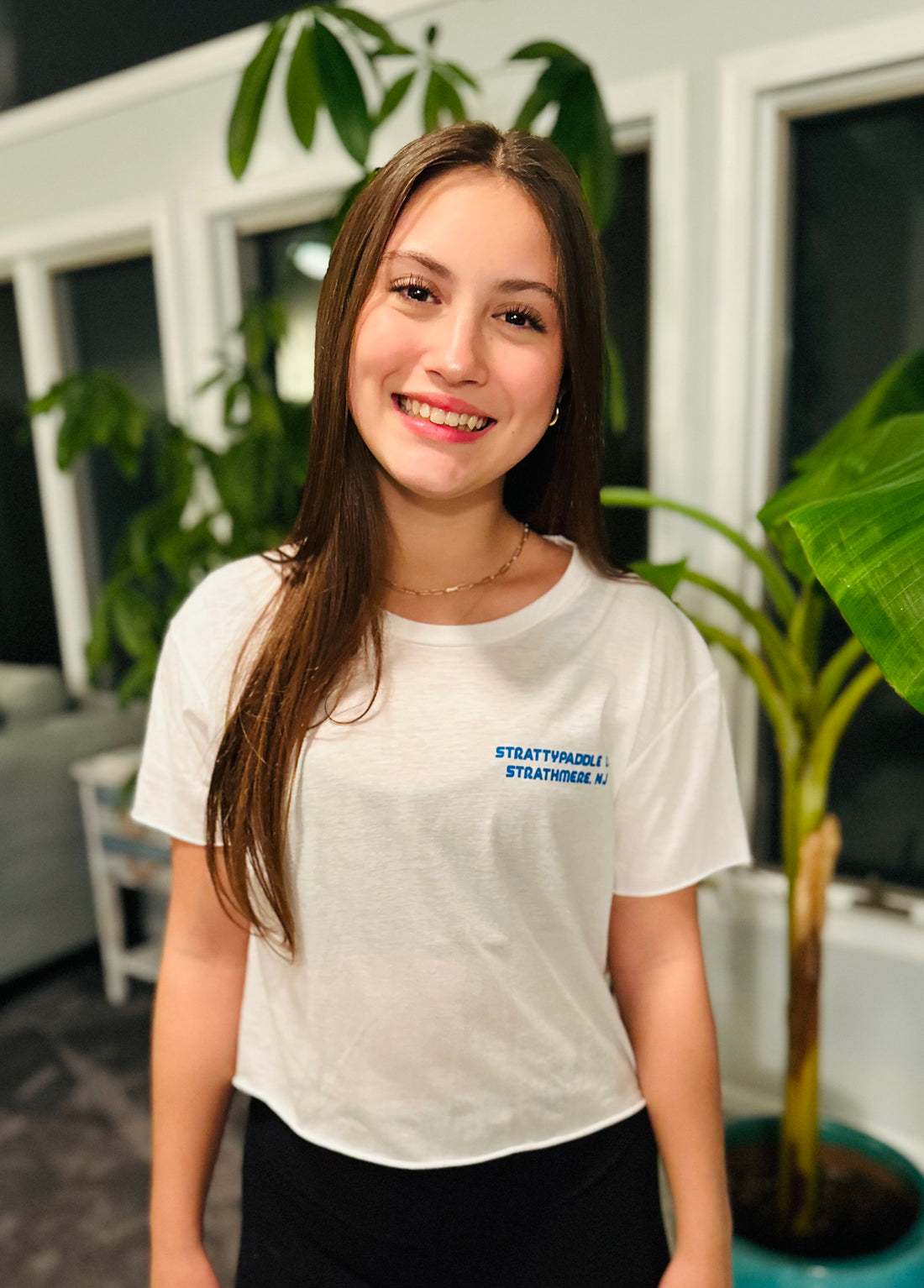 Cropped White T-Shirt