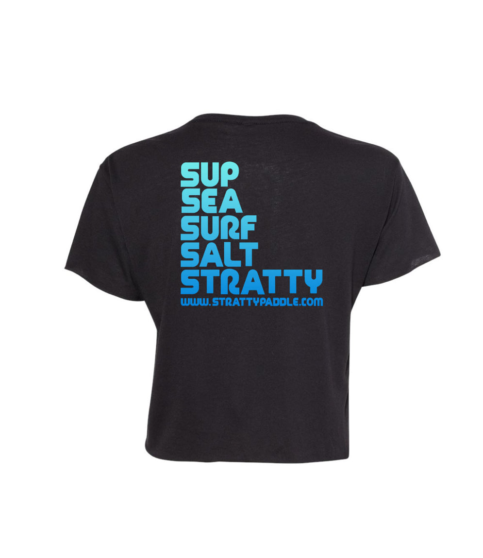 Cropped Black T-Shirt