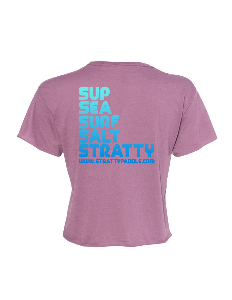 Cropped Wine T-Shirt
