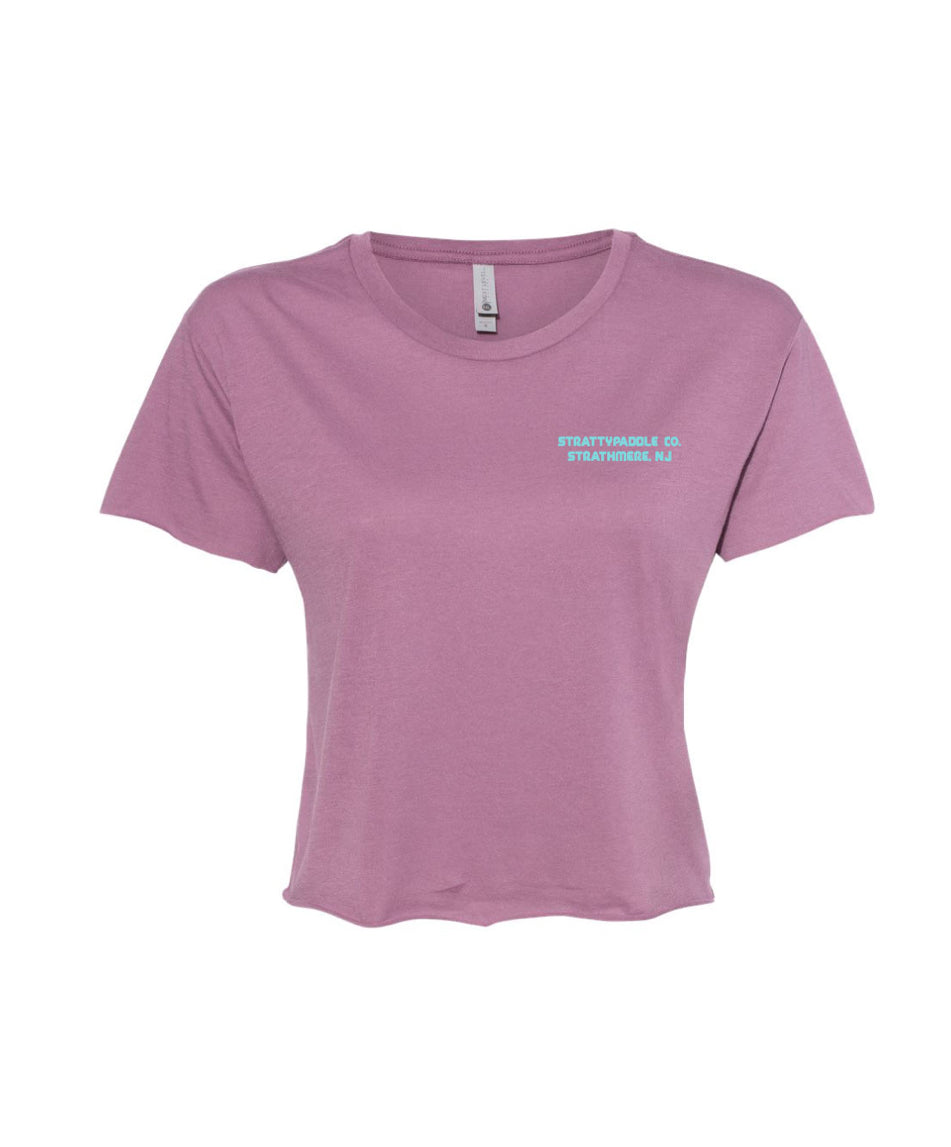 Cropped Wine T-Shirt